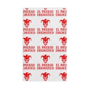 Fun Clown Hand Towel, Quirky Kitchen Decor, Gift for Circus Lovers, Unique Bath Towel, Playful Home Accessory, El Payaso Enigmatico