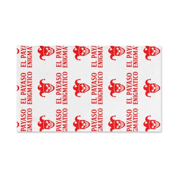 Fun Clown Hand Towel, Quirky Kitchen Decor, Gift for Circus Lovers, Unique Bath Towel, Playful Home Accessory, El Payaso Enigmatico - Image 2