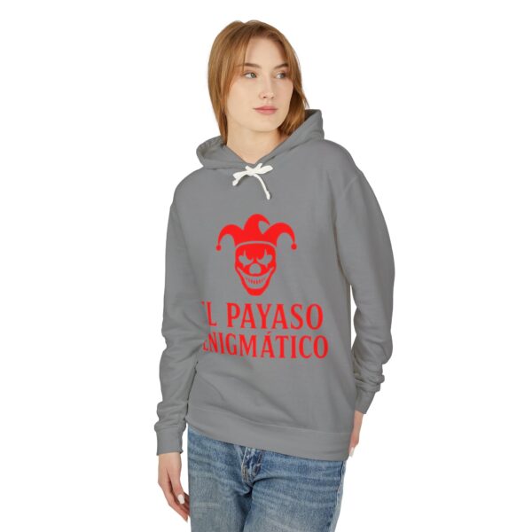 Enigmatic Clown Hoodie – Unisex Lightweight Sweatshirt for Festivals, Costumes, Halloween, Parties, and Unique Gifts - Image 31