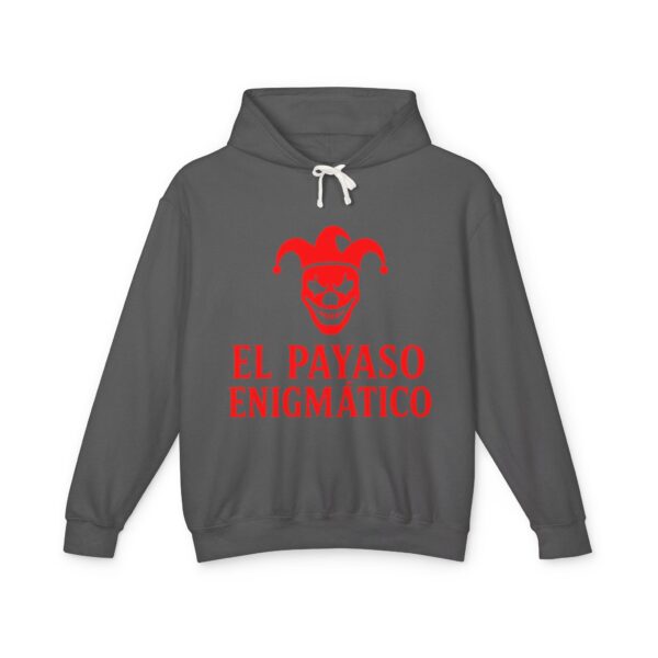 Enigmatic Clown Hoodie – Unisex Lightweight Sweatshirt for Festivals, Costumes, Halloween, Parties, and Unique Gifts - Image 21
