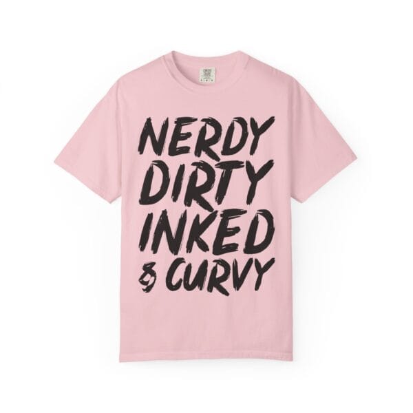 Nerdy & Curvy T-Shirt | Unisex Garment-Dyed Tee, Casual Wear, Gift for Nerds, Inclusive Fashion, Everyday Comfy Style - Image 41