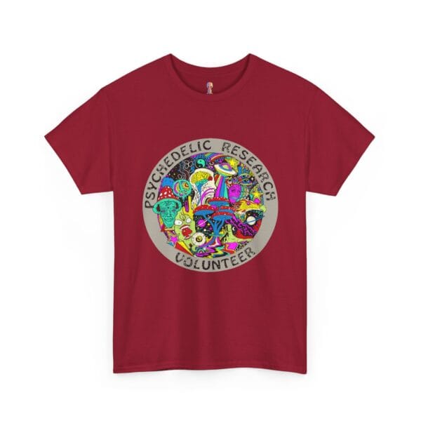 Psychedelic Research Volunteer T-Shirt, Unisex Cotton Tee, Graphic Tee, Festival Wear, Edgy Shirt, Casual Gift Idea - Image 47