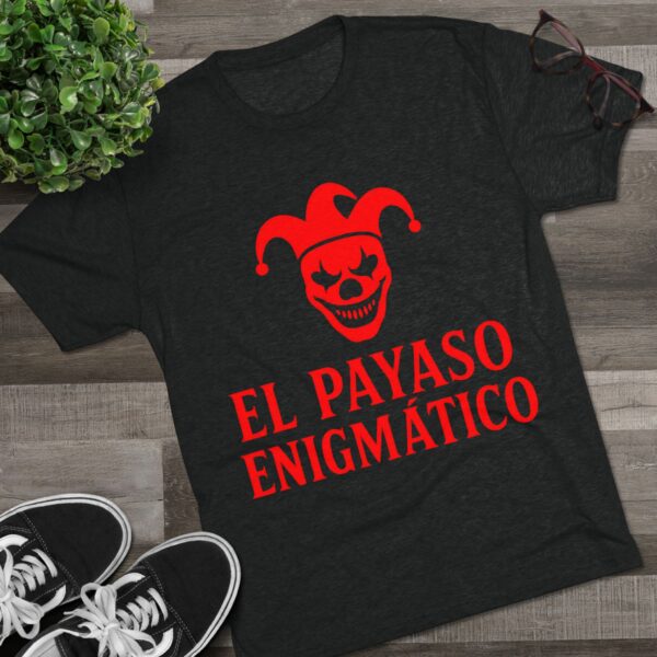 Wrestler Sponsor Unisex Tee - El Payaso Enigmatico by ANACC - Image 7