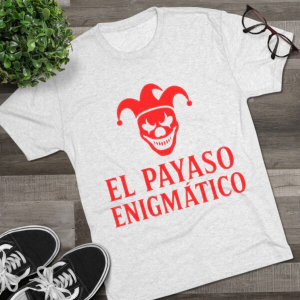Wrestler Sponsor Unisex Tee - El Payaso Enigmatico by ANACC - Image 3