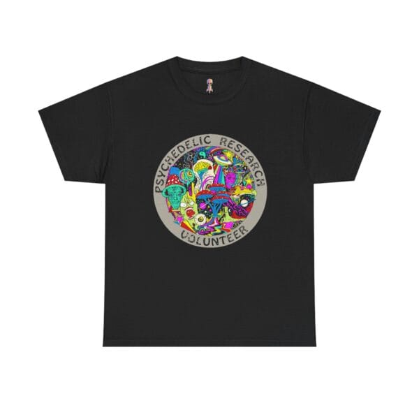 Psychedelic Research Volunteer T-Shirt, Unisex Cotton Tee, Graphic Tee, Festival Wear, Edgy Shirt, Casual Gift Idea - Image 5