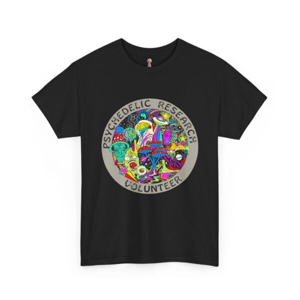 Psychedelic Research Volunteer T-Shirt, Unisex Cotton Tee, Graphic Tee, Festival Wear, Edgy Shirt, Casual Gift Idea - Image 7