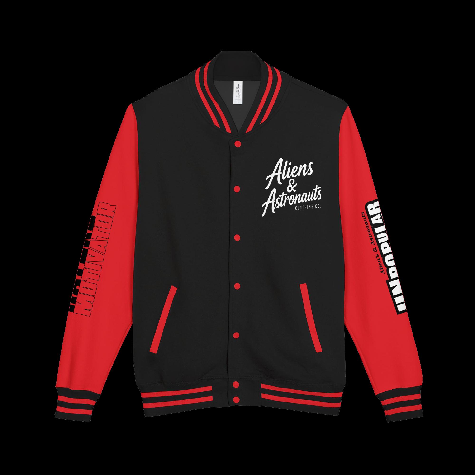 Popular By Choice Anacc Letterman Jacket - Image 4